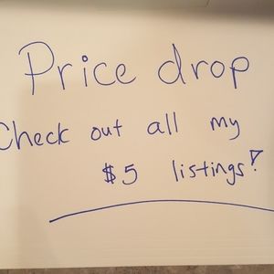 Price drop $5 listings